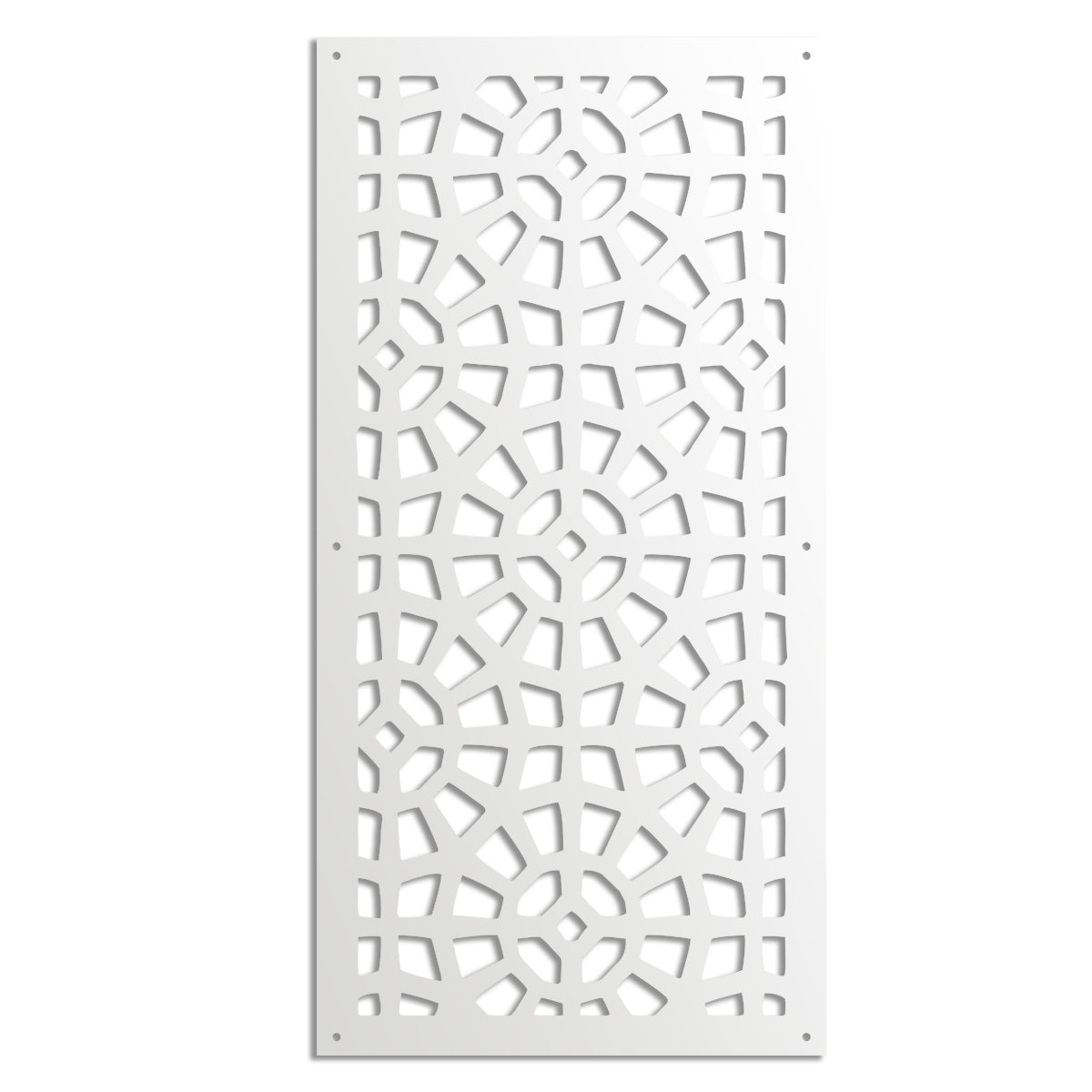 SANPIETRINI - Pannello in PVC traforato - Parasole Misura: 50x150 cm, Colore: bianco