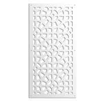 SANPIETRINI - Pannello in PVC traforato - Parasole Misura: 50x150 cm, Colore: bianco