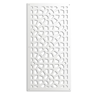 SANPIETRINI - Pannello in PVC traforato - Parasole Misura: 50x150 cm, Colore: bianco