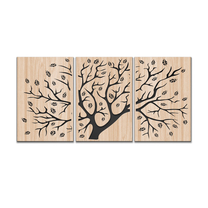 SFIORITURA 100x50 cm - Quadro arredo LASERCUT composito Legno e PVC Misura: 100x50 cm