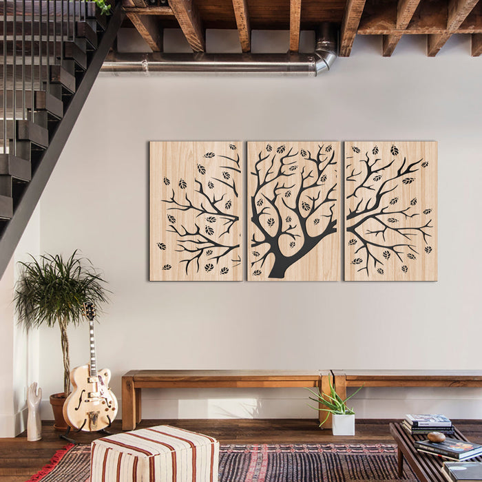 SFIORITURA 100x50 cm - Quadro arredo LASERCUT composito Legno e PVC Misura: 100x50 cm