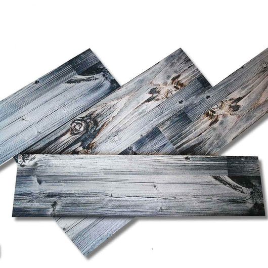 SHABBY pannello finto legno In EPS Resinato Listello Misura 100x25 Cm. Pezzi 4 Totale 1 Mq