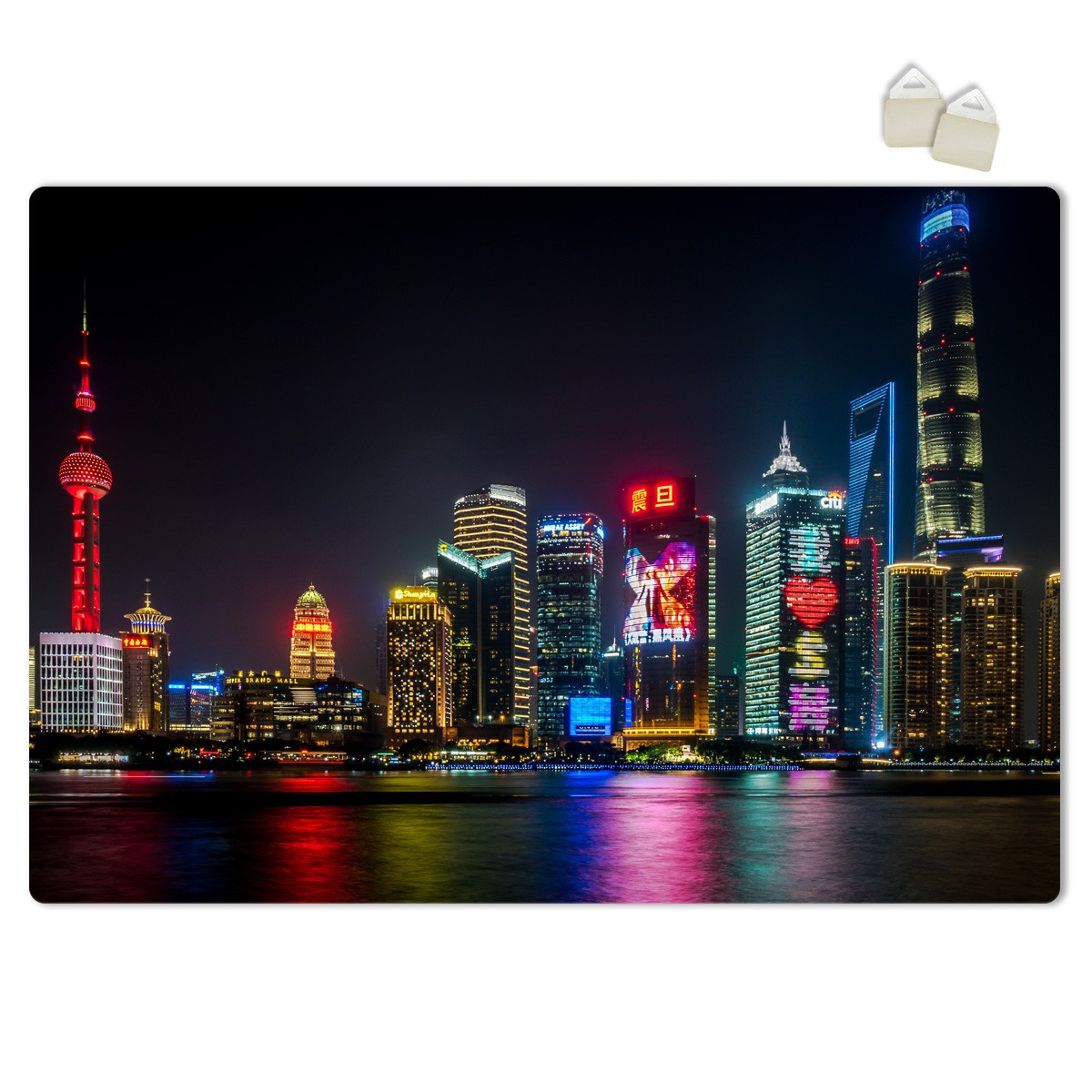 SHANGHAI - POSTER in PVC da 3mm Misura: 70x100 cm