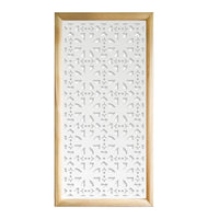 SHAPE - Moduli Decorativi in Legno e PVC Misura: 47x94 cm, Colore: bianco
