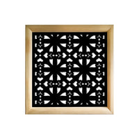 SHAPE - Moduli Decorativi in Legno e PVC Misura: 73x73 cm, Colore: nero