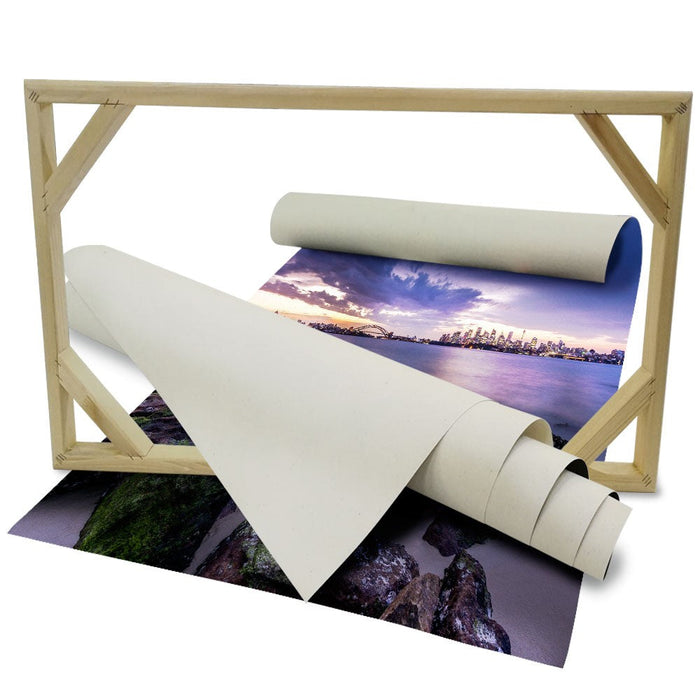 SIDNEY Landscape - Quadro Canvas su telaio in legno Misura: 140x100 cm