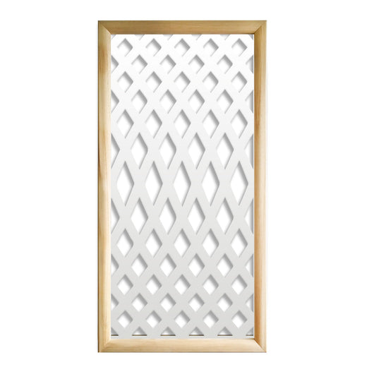 SIVIGLIA - Moduli Decorativi in Legno e PVC Colore: bianco, Misura: 73x148 cm
