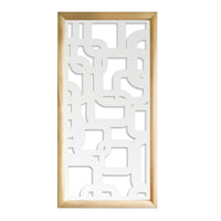 SMART - Moduli Decorativi in Legno e PVC Misura: 47x94 cm, Colore: bianco