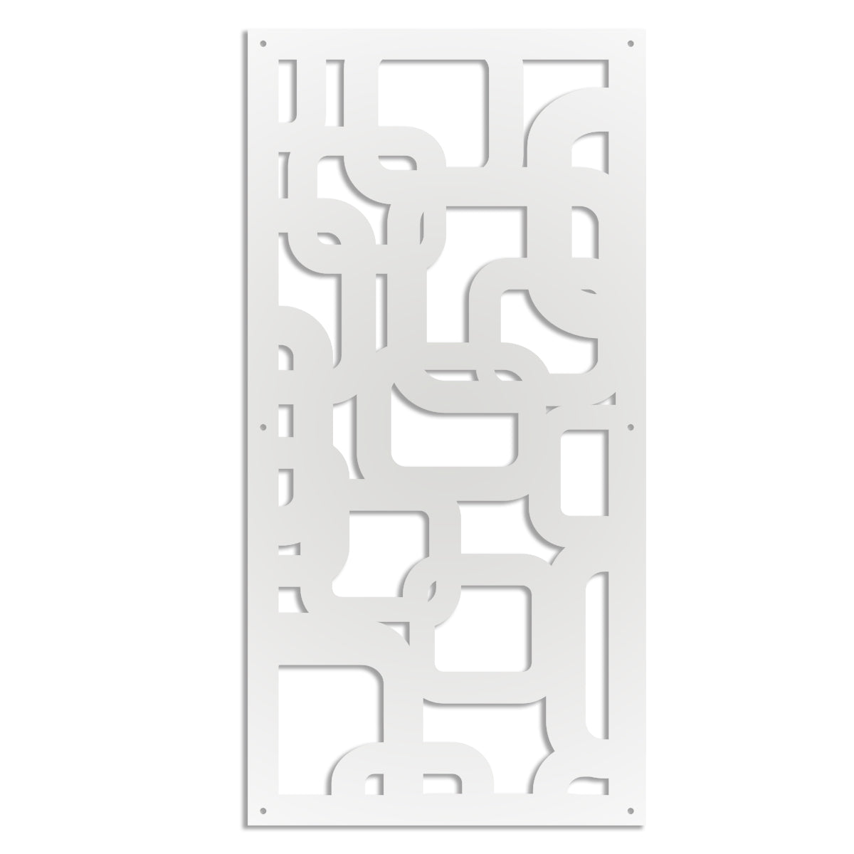 SMART - Pannello in PVC traforato - Parasole Colore: bianco, Misura: 50x150 cm