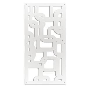 SMART - Pannello in PVC traforato - Parasole Misura: 50x150 cm, Colore: bianco