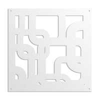 SMART - Pannello in PVC traforato - Parasole Misura: 73x73 cm, Colore: bianco