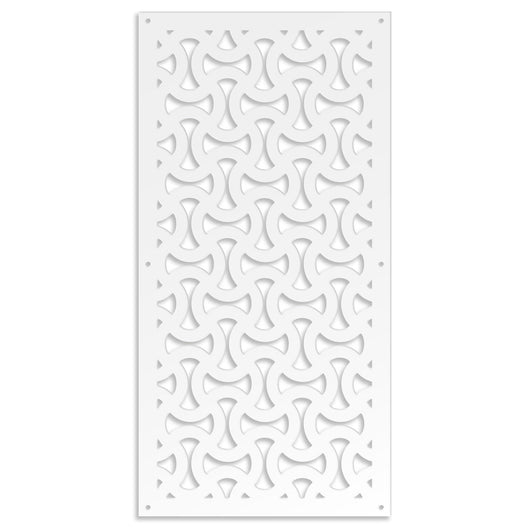 SNAKE - Pannello in PVC traforato - Parasole Misura: 98x198 cm, Colore: bianco