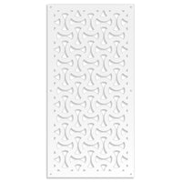 SNAKE - Pannello in PVC traforato - Parasole Misura: 47x94 cm, Colore: bianco