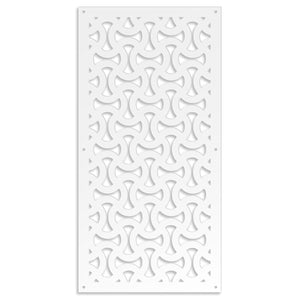 SNAKE - Pannello in PVC traforato - Parasole Misura: 50x150 cm, Colore: bianco