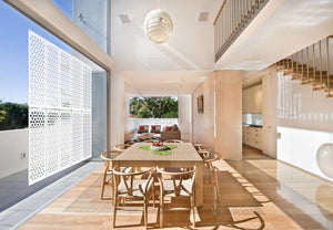 SNAKE - Pannello in PVC traforato - Parasole Misura: 50x150 cm, Colore: bianco