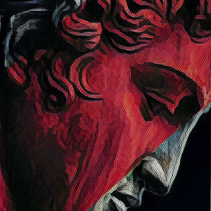 Spartan -  Quadro Canvas Contemporaneo su telaio in legno Misura: 100x140 cm