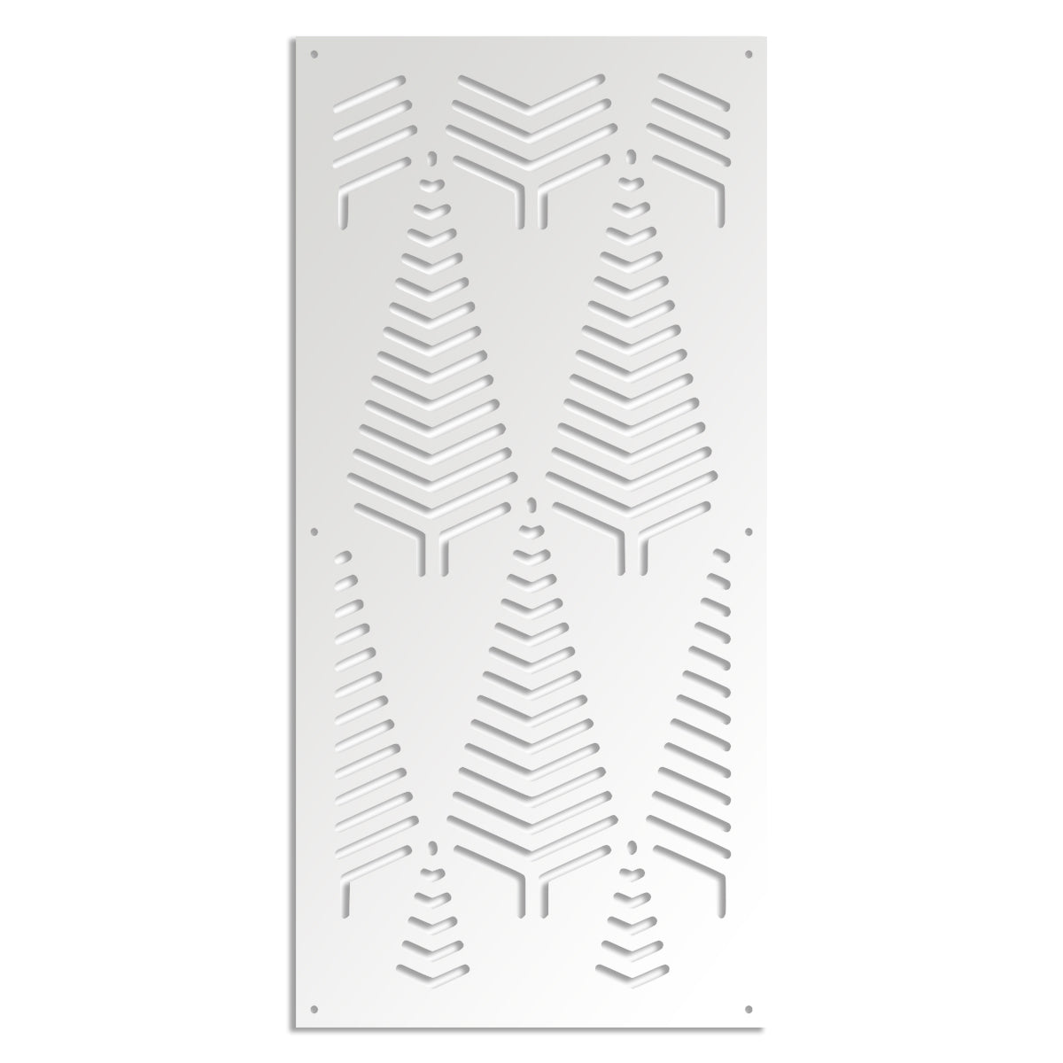 SPEAR - Pannello in PVC traforato - Parasole Misura: 73x148 cm, Colore: bianco