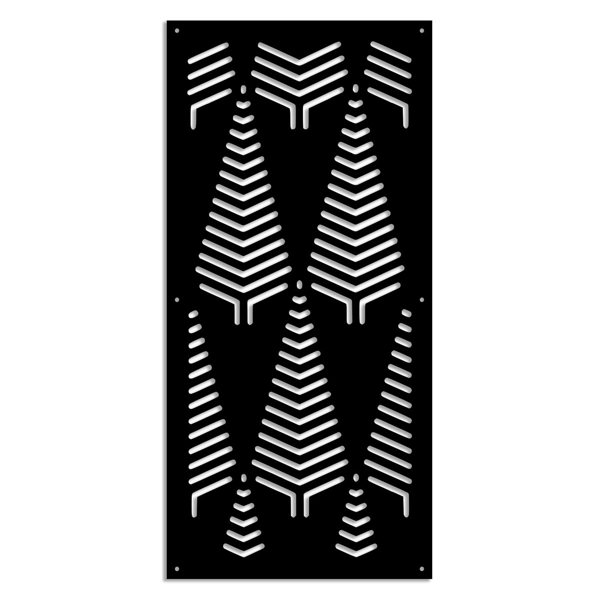 SPEAR - Pannello in PVC traforato - Parasole Colore: nero, Misura: 47x94 cm