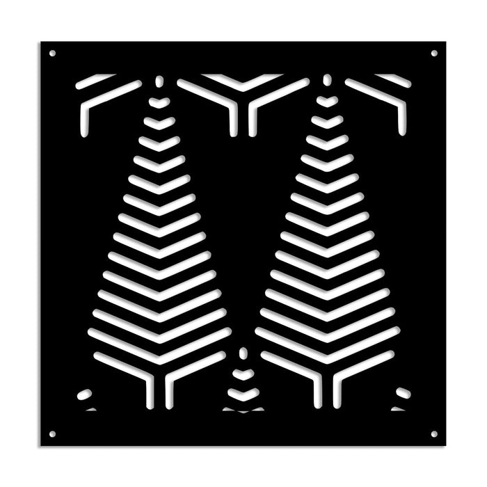 SPEAR - Pannello in PVC traforato - Parasole Colore: nero, Misura: 98x98 cm