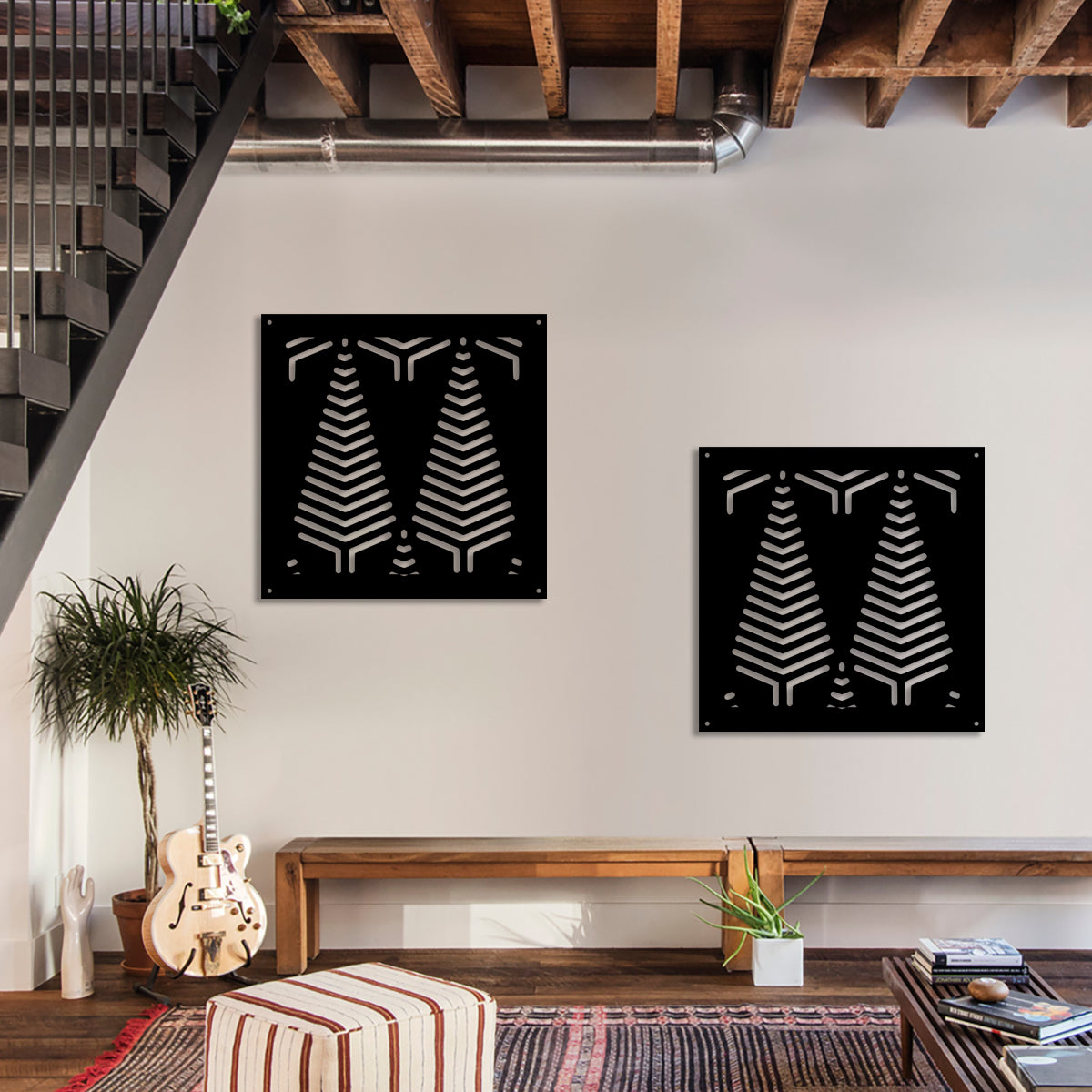 SPEAR - Pannello in PVC traforato - Parasole Colore: nero, Misura: 98x98 cm