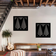 SPEAR - Pannello in PVC traforato - Parasole Colore: nero, Misura: 98x98 cm