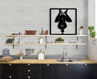 SPIDERMAN- Quadro moderno in pvc solido 48 x 48cm Colore: nero