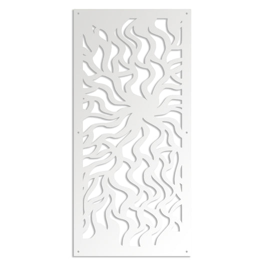 SPLASH - Pannello in PVC traforato - Parasole Colore: bianco, Misura: 73x148 cm