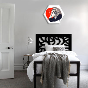 SPLASH - Pannello in PVC traforato - Parasole Misura: 98x98 cm, Colore: nero