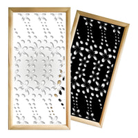 SPRING - Moduli Decorativi in Legno e PVC Misura: 47x94 cm, Colore: bianco