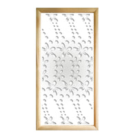 SPRING - Moduli Decorativi in Legno e PVC Misura: 47x94 cm, Colore: bianco