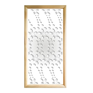 SPRING - Moduli Decorativi in Legno e PVC Misura: 47x94 cm, Colore: bianco