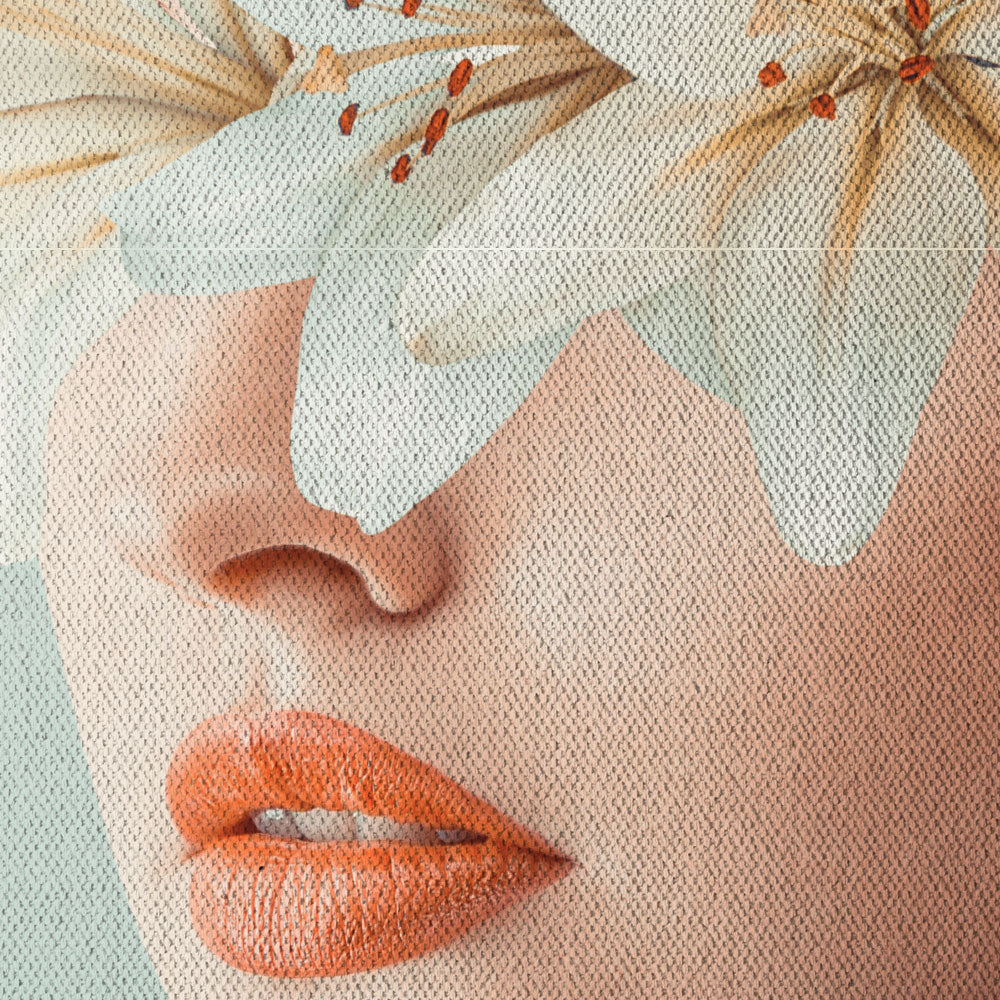 Spring Coming -  Quadro Canvas Contemporaneo su telaio in legno Misura: 100x70 cm