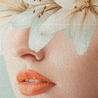 Spring Coming -  Quadro Canvas Contemporaneo su telaio in legno Misura: 100x70 cm