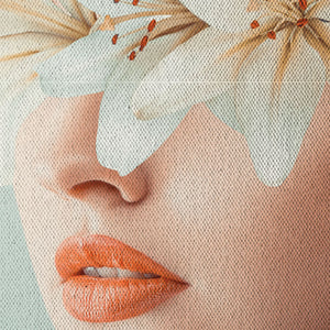 Spring Coming -  Quadro Canvas Contemporaneo su telaio in legno Misura: 100x70 cm