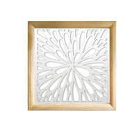 SQUIRT  - Moduli Decorativi in Legno e PVC Colore: bianco, Misura: 73x73 cm