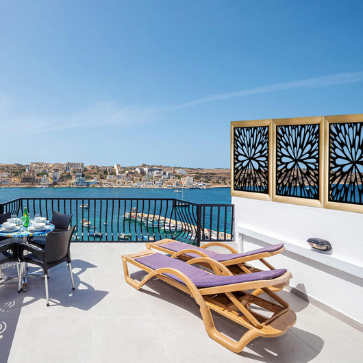 SQUIRT  - Moduli Decorativi in Legno e PVC Colore: nero, Misura: 98x98 cm