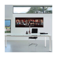 Stampa su Canvas montata su telaio in legno -soggetto Quentin Tarantino Misura: 140x50 cm