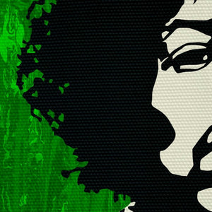 Stampa su tela Jimi Hendrix Quadro Canvas su telaio in legno Misura: 80x80 cm