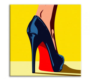 Stampa su tela Tacco-16 Quadro Canvas su telaio in legno Misura: 130x130 cm