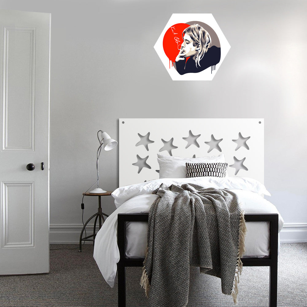 STARFISH - Pannello in PVC traforato - Parasole Colore: bianco, Misura: 73x73 cm