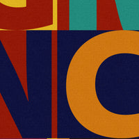 STI GRAN CAZ.. - Poster Ironico - Quadro stampato su Canvas e montato su telaio in legno Misura: 100x140 cm