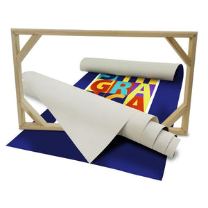 STI GRAN CAZ.. - Poster Ironico - Quadro stampato su Canvas e montato su telaio in legno Misura: 70x100 cm