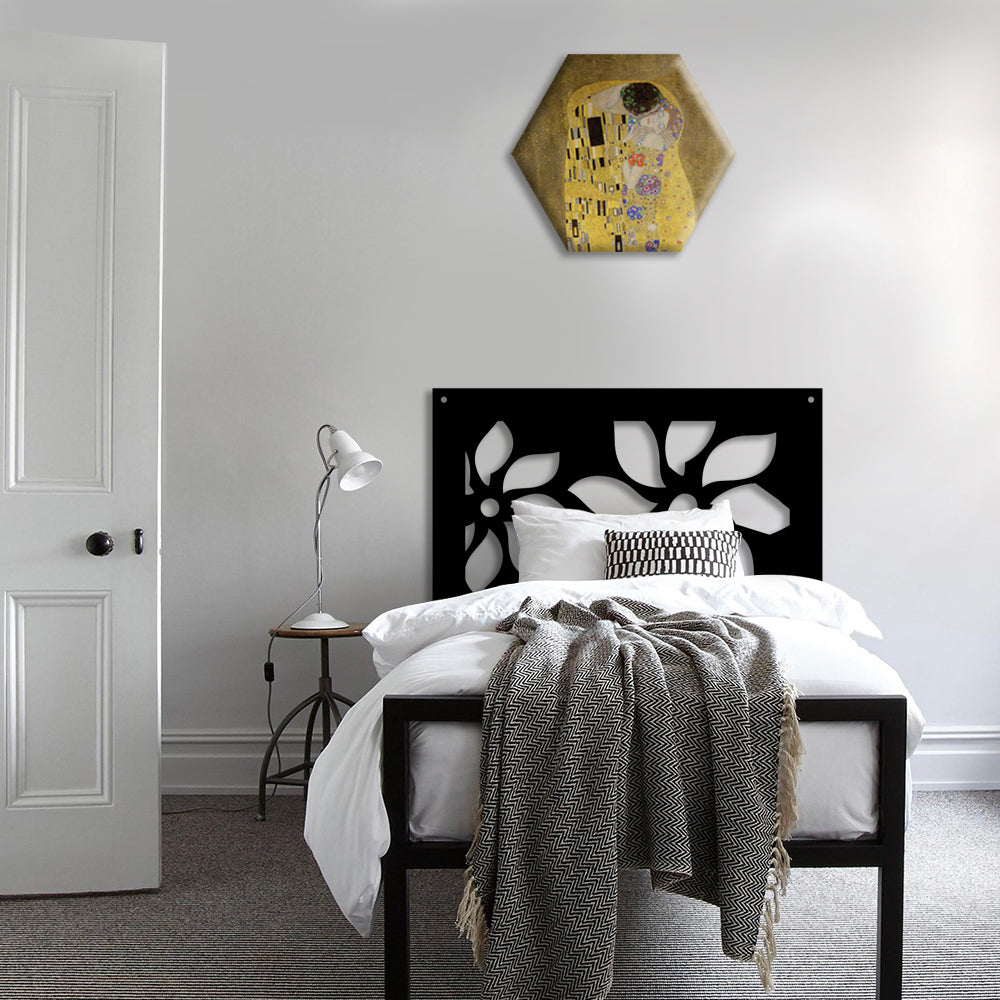 SUNFLOWERS - Pannello in PVC traforato - Parasole Misura: 73x73 cm, Colore: nero