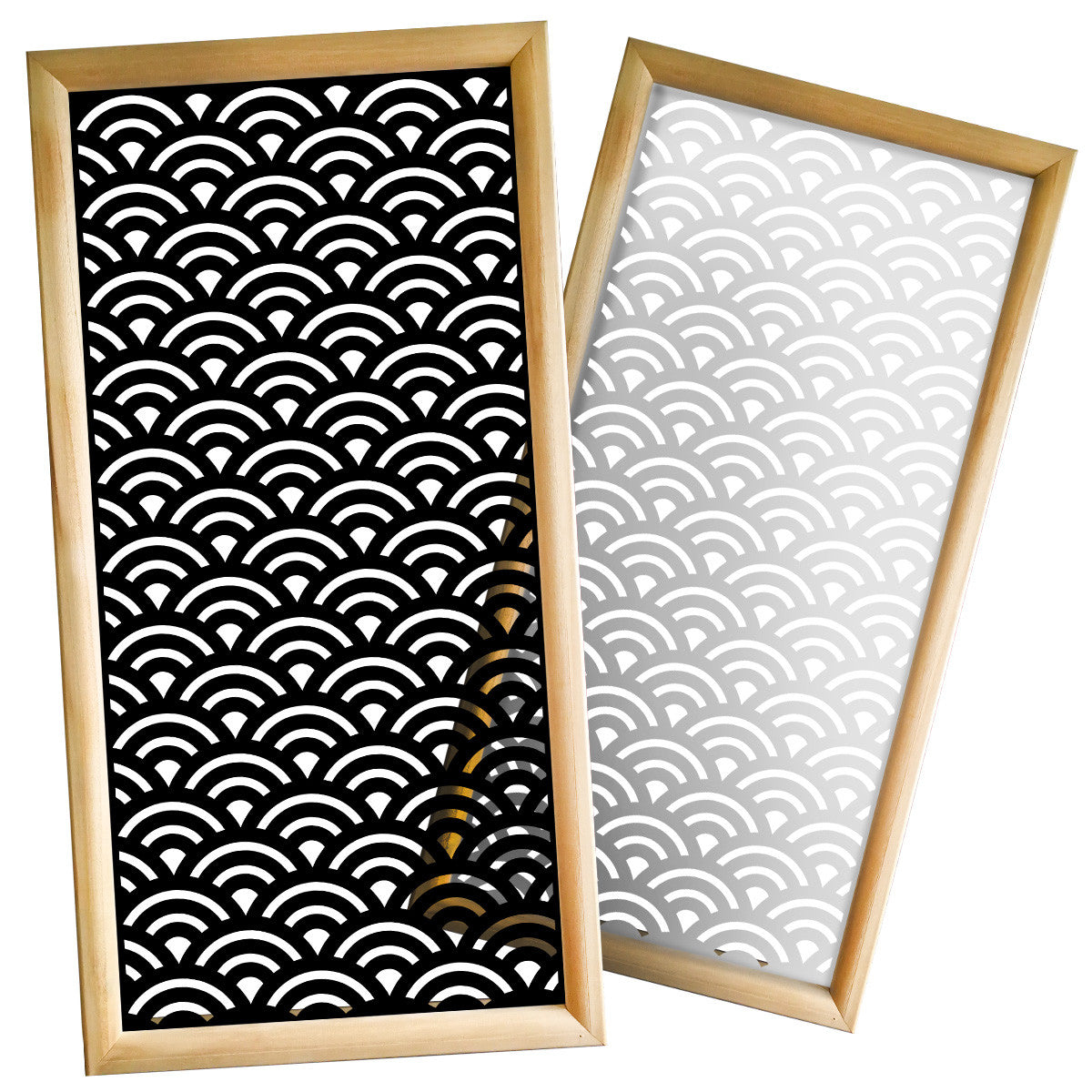 SUNNY - Moduli Decorativi in Legno e PVC Colore: bianco, Misura: 73x148 cm