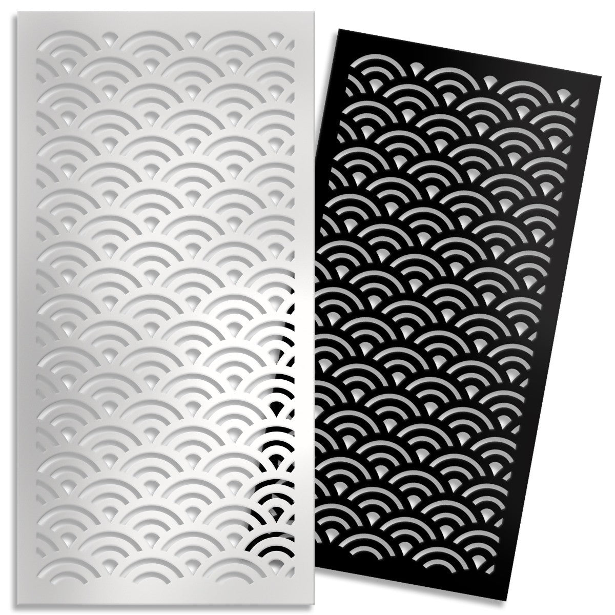 SUNNY - Pannello in PVC traforato - Parasole Misura: 50x150 cm, Colore: nero