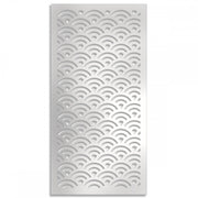 SUNNY - Pannello in PVC traforato - Parasole Misura: 47x94 cm, Colore: bianco
