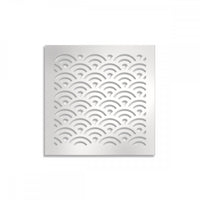 SUNNY - Pannello in PVC traforato - Parasole Colore: bianco, Misura: 73x73 cm