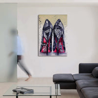 Tacchi a Spillo -  Quadro Canvas Contemporaneo su telaio in legno Misura: 50x70 cm