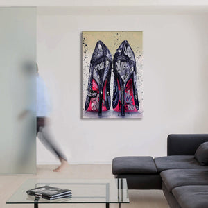 Tacchi a Spillo -  Quadro Canvas Contemporaneo su telaio in legno Misura: 100x140 cm