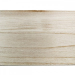 TAVOLA In LEGNO LAMELLARE MONO-STRATO - Levigato - Light Wood - Alluminio Vegetale Misura: 10x2x100 cm
